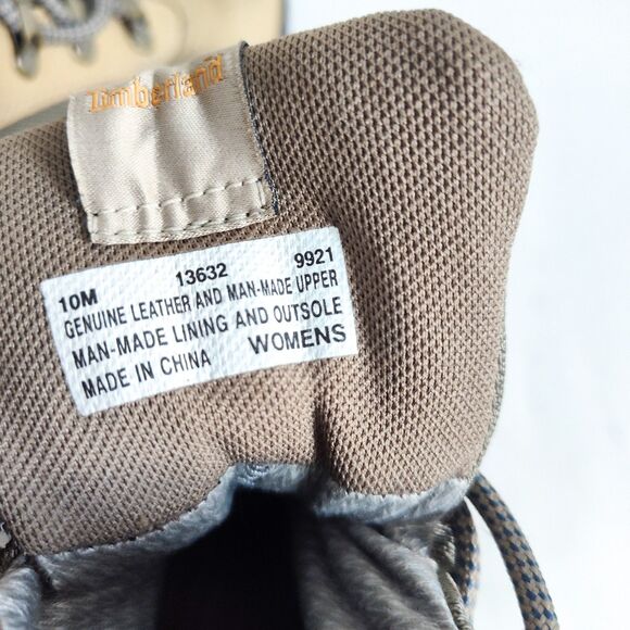 Timberland Womens Hiking Boots Size 10 M Chocorua Beige Trail Waterproof Outdoor - Picture 9 of 10